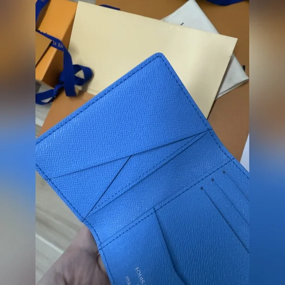 Louis Vuitton Pocket Organizer Blue